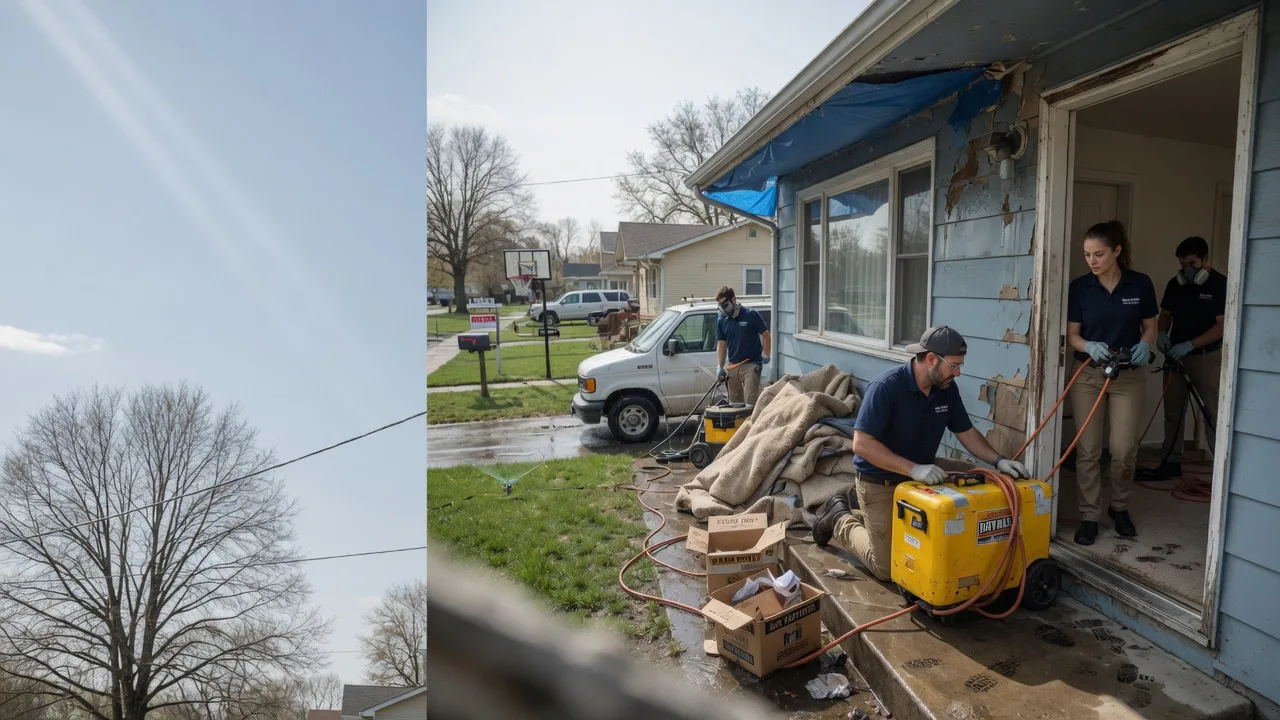 Basement Flood Cleanup in Plain City, OH near me